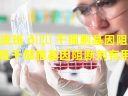 真皮斑 🦅 干细胞基因阻断（真皮斑干细胞基因阻断剂有用吗）